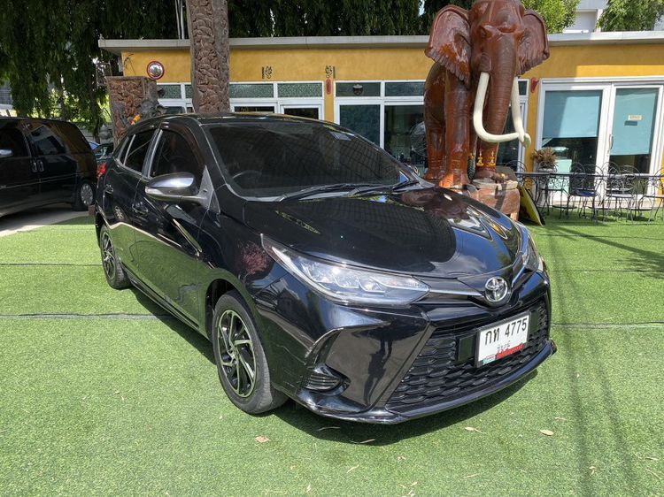 Toyota Yaris 2021 1.2 Sport Sedan เบนซิน ไม่ติดแก๊ส เกียร์อัตโนมัติ ดำ รูปที่ 3