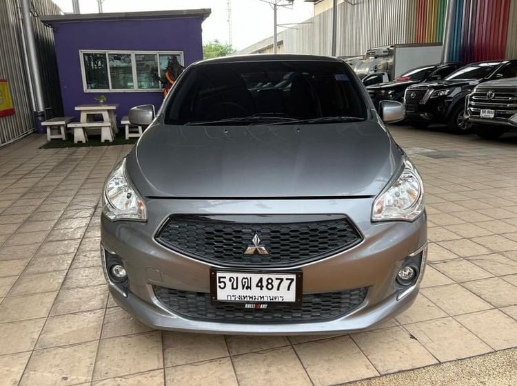 Mitsubishi Attrage 2019 1.2 GLX Sedan เบนซิน ไม่ติดแก๊ส เกียร์ธรรมดา เทา