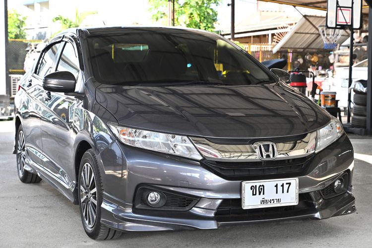 Honda City 2015 1.5 V Sedan เบนซิน ไม่ติดแก๊ส เกียร์อัตโนมัติ เทา รูปที่ 3