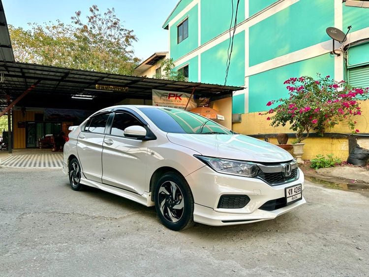 Honda City 2018 1.5 S Sedan เบนซิน ไม่ติดแก๊ส เกียร์อัตโนมัติ ขาว รูปที่ 3