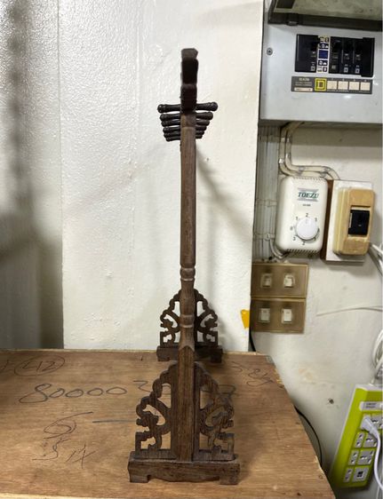 ที่แขวน พู่กัน ไม้แกะสลักสะสม รูปที่ 8