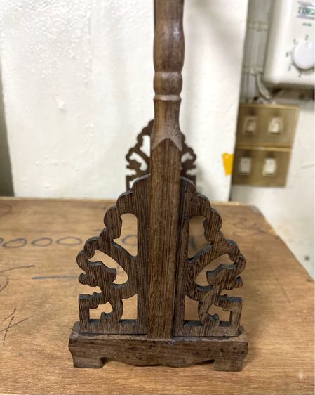 ที่แขวน พู่กัน ไม้แกะสลักสะสม รูปที่ 9