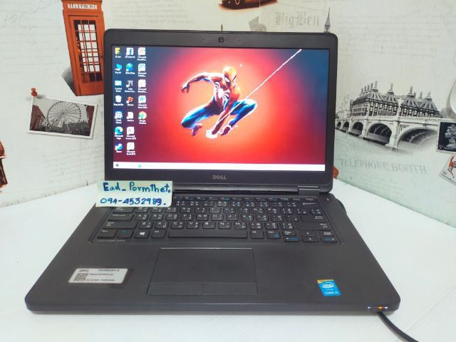 Notebook Dell Core i5-5300U Gen 5 Ram 8 GB hdd 500 GB Body สวยพร้อมใช้
