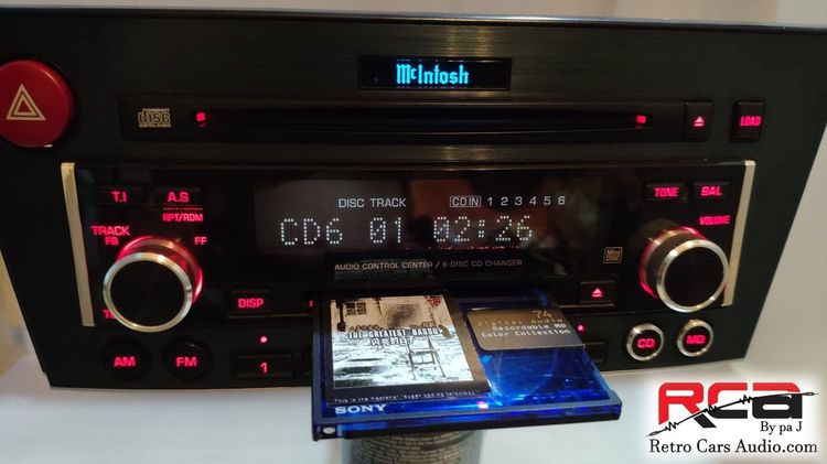 MD Mcintosh ใส่ซีดีได้6แผ่น