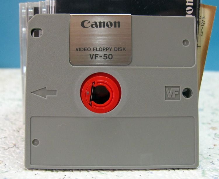แผ่น Video Floppy Disk Canon VF50 