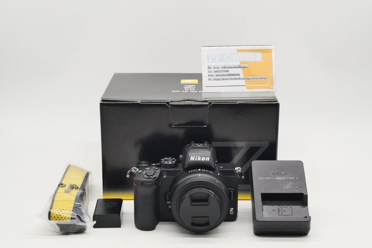 กล้องมิลเลอร์เลส ไม่กันน้ำ กล้อง Nikon Z50 Kit Z DX 16-50mm ราคา 22500