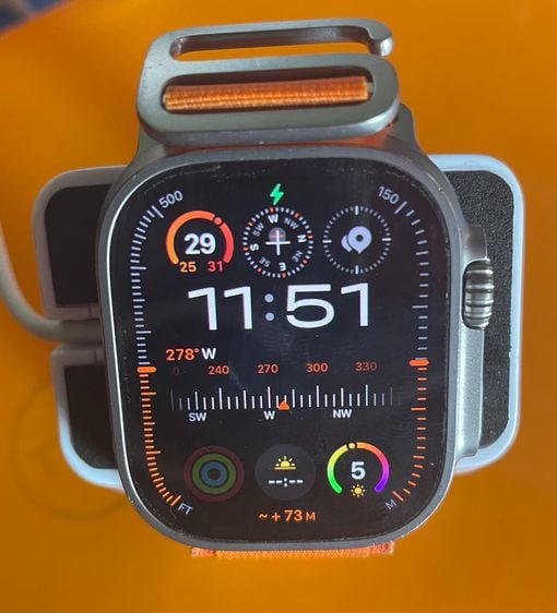 ไทเทเนียม เทา Apple Watch Ultra พร้อมสาย 