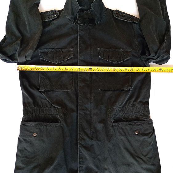 F001 เสื้อ  Alpha Industries Inc Black Cold Weather Coat Jacket Men's (USA.) รูปที่ 14