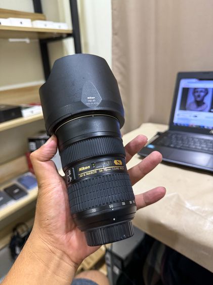 เลนส์ Lens Nikon AF-S 24-70 f2.8G ED Lens สภาพสวยมาก รหัส 9 การใช้งานปกติทุกอย่าง สอบถามได้ครับ รูปที่ 3