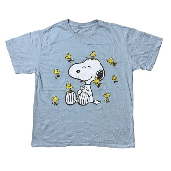 เสื้อยืด​ Snoopy​ งานปักผสมสกรีน Size M​