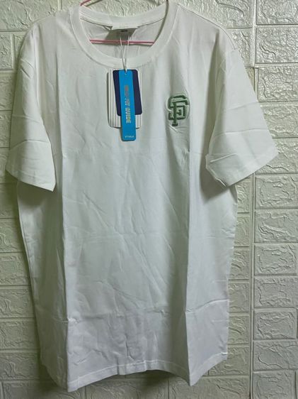 MLB Unisex t-shirt SF เสื้อยืดmlb SFซานฟรานซิสโก สี WH