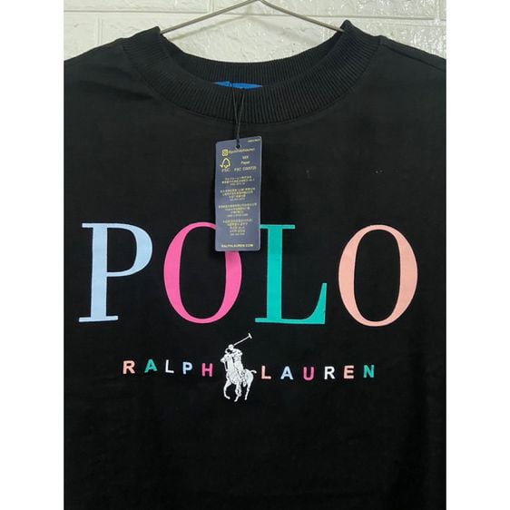 Polo ralph lauren Unisex Sweatshirt Black สเวตเตอร์โปโลลาร์ฟลอเรนท์ รูปที่ 2