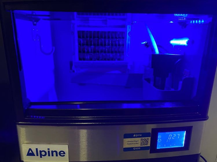 เครื่องทำน้ำแข็ง Alpine FC-25 พร้อมเครื่องกรองน้ำ UV Alpine Safe