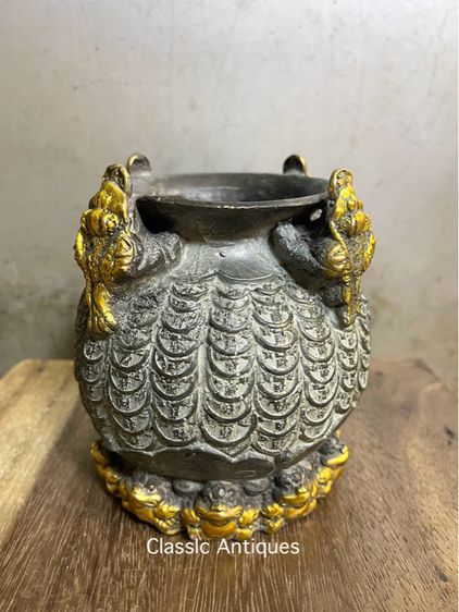 โถ กิมเซียมซู ทองเหลืองสะสมA2 รูปที่ 2