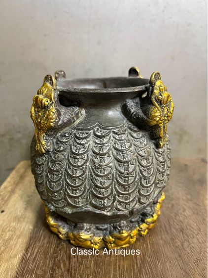 โถ กิมเซียมซู ทองเหลืองสะสมA2 รูปที่ 4