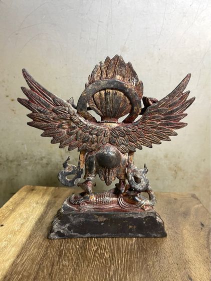 ครุฑยุดนาค ทิเบต ทองเหลืองสะสม รูปที่ 7