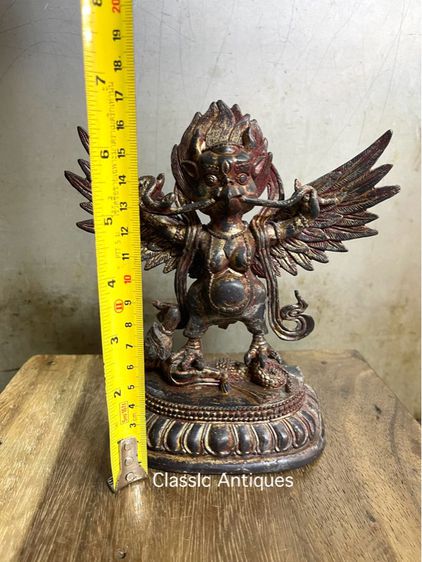 ครุฑยุดนาค ทิเบต ทองเหลืองสะสม รูปที่ 10