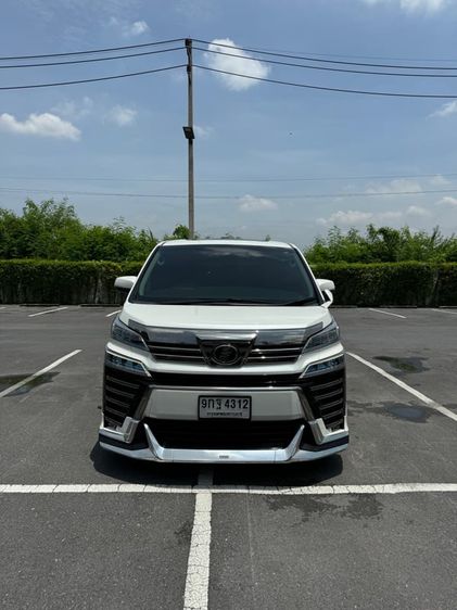 Toyota Vellfire 2018 2.5 Z G Edition Van เบนซิน เกียร์อัตโนมัติ ขาว