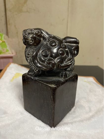 ตราประทับ แกะสลักเต่ามังกร รูปที่ 5