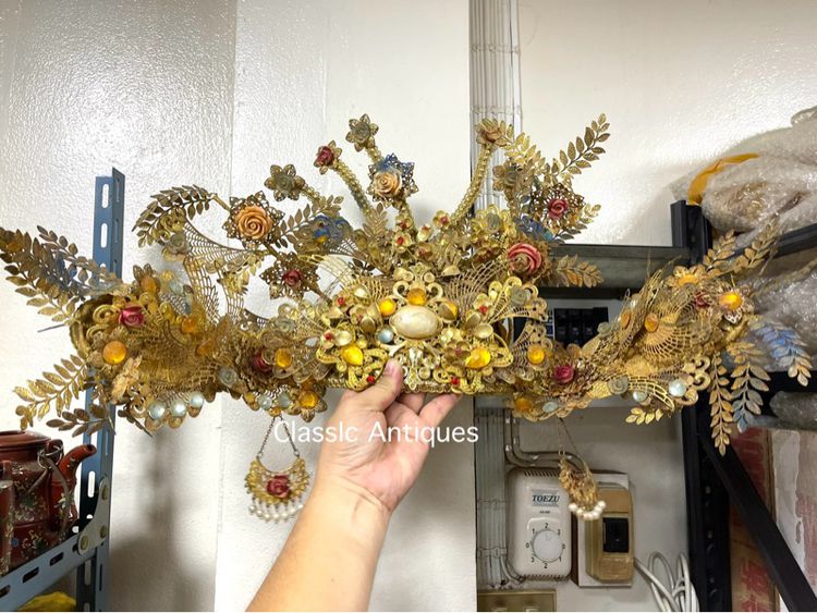 มงกุฏ ฮองเฮา เก่าสะสมA2 รูปที่ 12