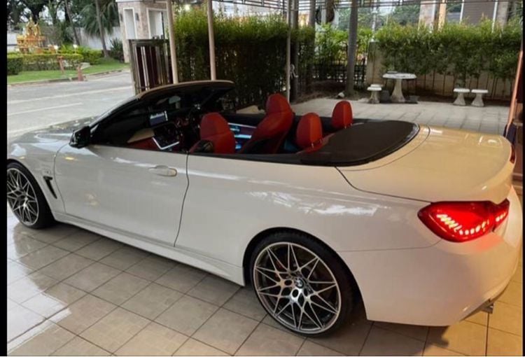 BMW Series 4 2015 420d Sedan ดีเซล เกียร์อัตโนมัติ ขาว รูปที่ 3