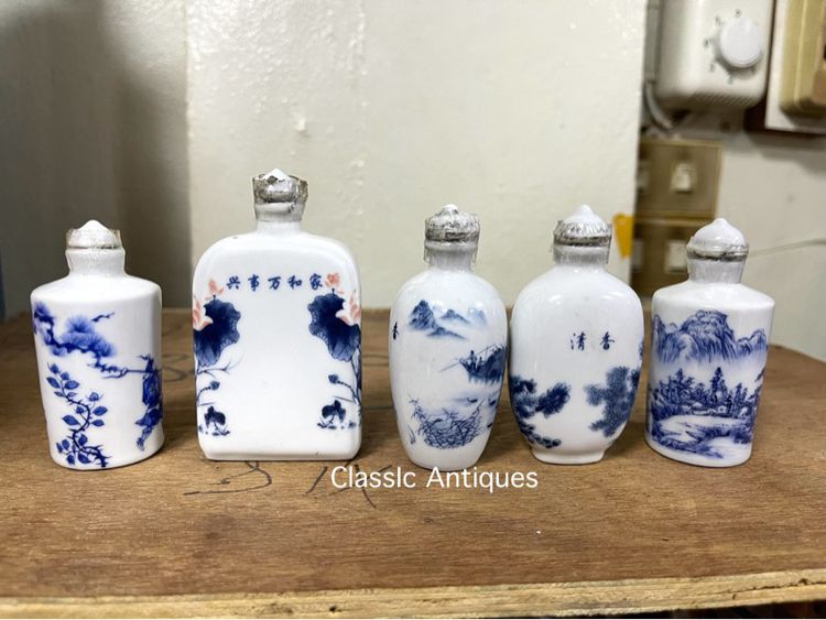 ขวดยานัตถุ์ ลายครามสะสม C1 รูปที่ 2