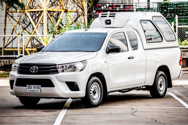 Toyota Hilux Revo 2019 2.4 E Pickup ดีเซล ไม่ติดแก๊ส เกียร์ธรรมดา ขาว