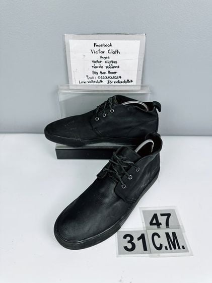 รองเท้า Polo Ralph Lauren Sz.13us47eu31cm รุ่นCalder สีดำล้วน สภาพสวยดี ไม่ขาดซ่อม ใส่เรียนทำงานเที่ยวได้
