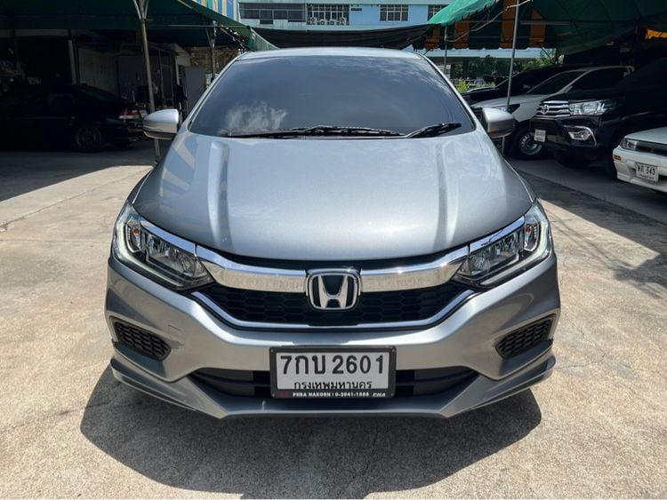 Honda City 2018 1.5 V Sedan เบนซิน ไม่ติดแก๊ส เกียร์อัตโนมัติ บรอนซ์เงิน รูปที่ 2