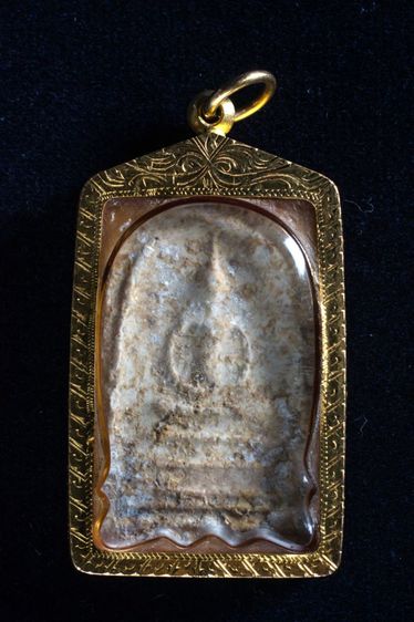 พระสมเด็จวัดบางขุนพรหม พิมพ์เส้นด้าย กรุเก่า  รูปที่ 12