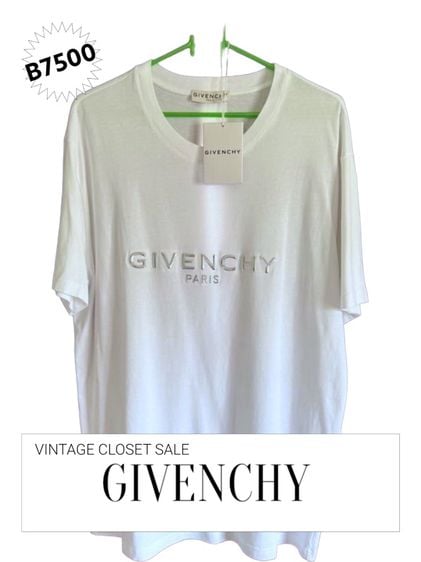 อื่นๆ เสื้อทีเชิ้ต ขาว แขนสั้น Givenchy Logo Applique T-Shirt