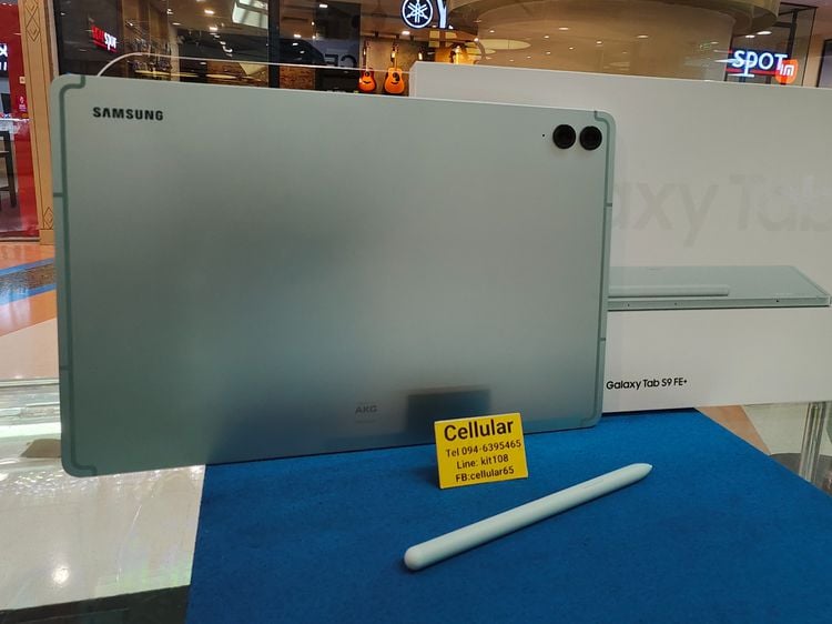 128 GB (ติดจอง)Samsung Tab S9 Fe Plus WiFi เพิ่งใช้ไม่กี่ครั้ง ประกันศูนย์1ปี ครบกล่อง