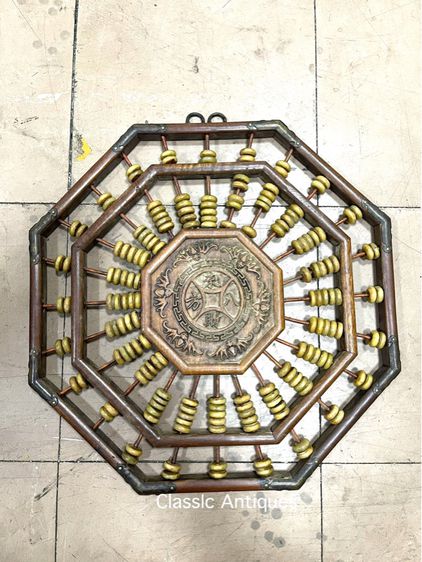 ลูกคิดจีน เหรียญจีนแปดเหลี่ยมA3