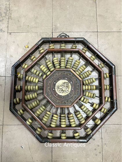 ลูกคิดจีน สิงห์แปดเหลี่ยม ขนาดใหญ่B1 รูปที่ 2