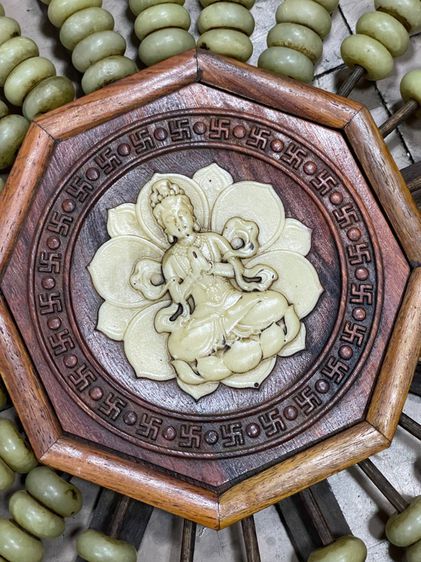 ลูกคิดจีน เจ้าแม่กวนอิม แปดเหลี่ยม สะสมC3 รูปที่ 3