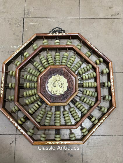 ลูกคิดจีน เจ้าแม่กวนอิม แปดเหลี่ยม สะสมC3