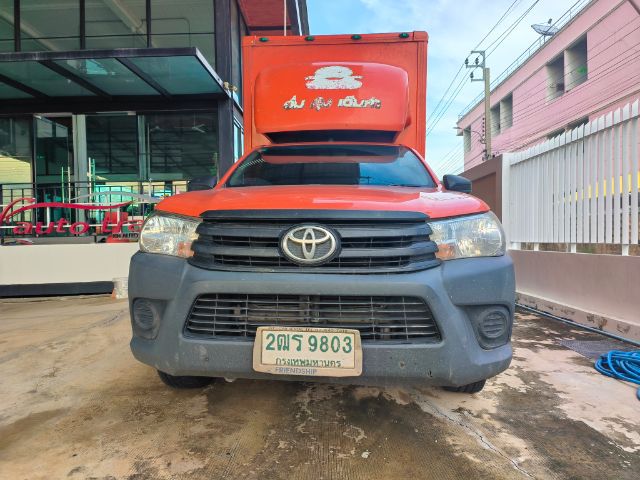 Toyota Hilux Revo 2019 2.4 J Plus Pickup ดีเซล ไม่ติดแก๊ส เกียร์ธรรมดา ส้ม รูปที่ 2