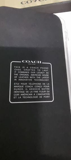 เคส iphone 6.7"2022 Coach แท้ รูปที่ 7