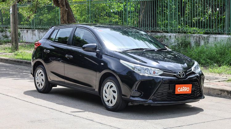 Toyota Yaris 2020 1.2 Entry Sedan เบนซิน ไม่ติดแก๊ส เกียร์อัตโนมัติ ดำ รูปที่ 1