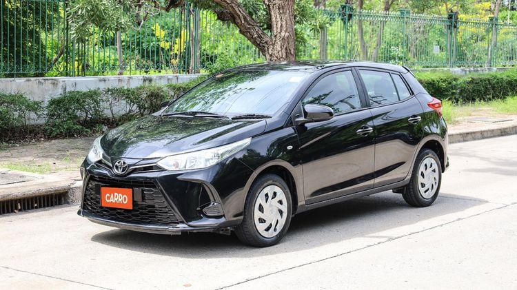 Toyota Yaris 2020 1.2 Entry Sedan เบนซิน ไม่ติดแก๊ส เกียร์อัตโนมัติ ดำ รูปที่ 3