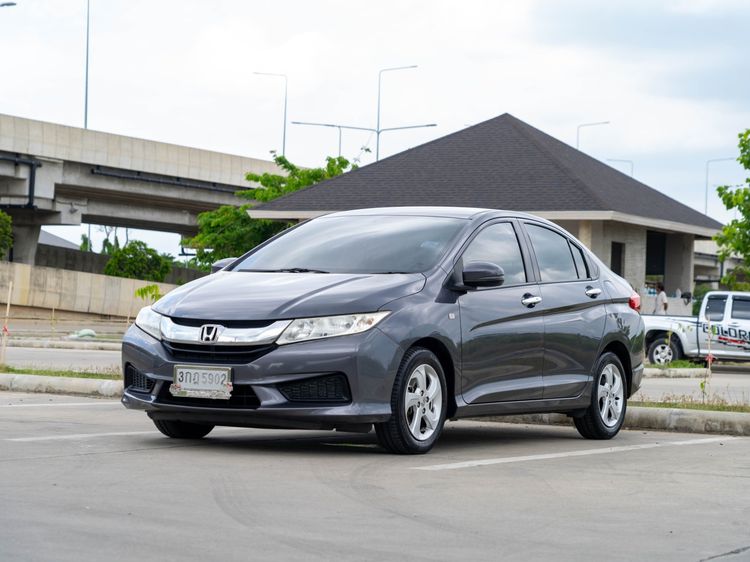 Honda City 2014 1.5 V Plus i-VTEC Sedan เบนซิน ไม่ติดแก๊ส เกียร์อัตโนมัติ เทา รูปที่ 3