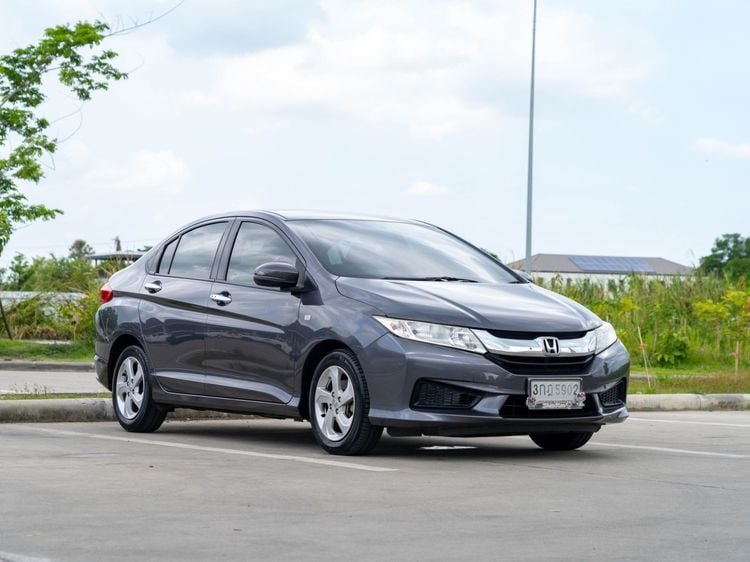 Honda City 2014 1.5 V Plus i-VTEC Sedan เบนซิน ไม่ติดแก๊ส เกียร์อัตโนมัติ เทา รูปที่ 1