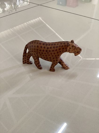 Hand Carved Wooden Leopard   รูปที่ 5