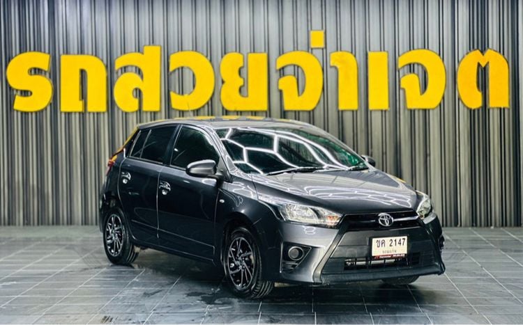 Toyota Yaris 2015 1.2 J Sedan เบนซิน ไม่ติดแก๊ส เกียร์อัตโนมัติ เทา รูปที่ 4