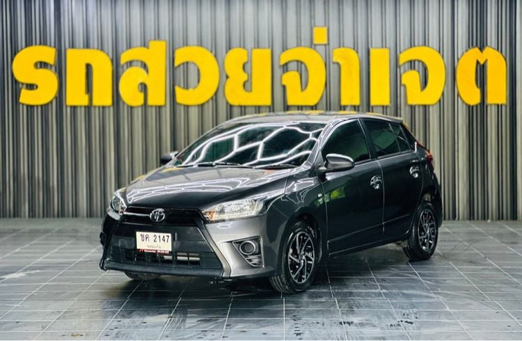 Toyota Yaris 2015 1.2 J Sedan เบนซิน ไม่ติดแก๊ส เกียร์อัตโนมัติ เทา รูปที่ 3