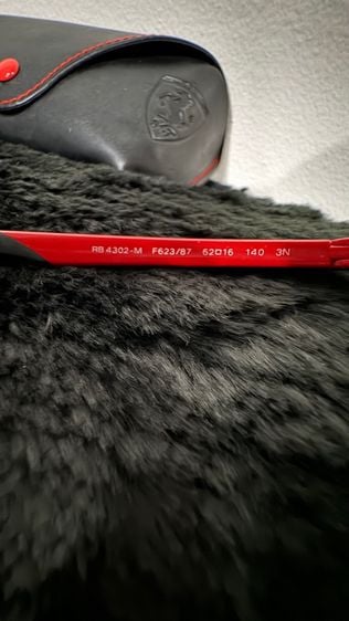 Ray Ban Sunglasses RB4302M F62387 Ferrari Collection Red แว่นตากันแดด เร แบน รูปที่ 8