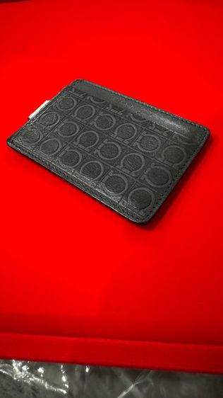 FERRAGAMO Salvatore Ferragamo Gamma Soft' Money Clip Card Case  คลิปหนีบ ธนาบัตร ใส่การ์ด รูปที่ 4