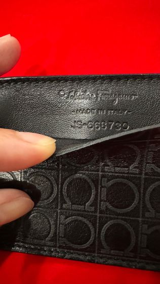 FERRAGAMO Salvatore Ferragamo Gamma Soft' Money Clip Card Case  คลิปหนีบ ธนาบัตร ใส่การ์ด รูปที่ 5