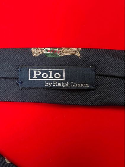 เนคไทน์ Polo Ralph Lauren ลายหมี รูปที่ 2