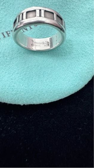  Tiffany Ring Silver Atlas  925  Roman Numeral Number Women s แหวนทิฟฟานี่ เงิน Atlas  925